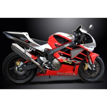 Delkevic slip-on kit Tri-Oval RVS 320mm - VTR1000SP1 (2000-2001)