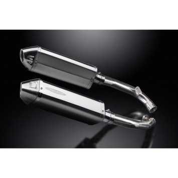 Delkevic slip-on kit Tri-Oval RVS 320mm - VTR1000SP1 (2000-2001)