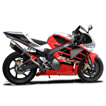 Delkevic slip-on kit Round Carbon 350mm zonder e-keur - VTR1000SP1 (2000-2001)