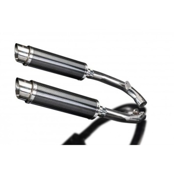 Delkevic slip-on kit Round Carbon 350mm zonder e-keur - VTR1000SP1 (2000-2001)