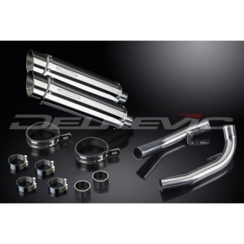 Delkevic slip-on kit Round RVS 350mm zonder e-keur - VTR1000SP1 (2000-2001)