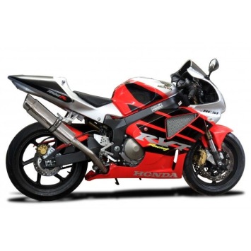 Delkevic slip-on kit Round RVS 350mm zonder e-keur - VTR1000SP1 (2000-2001)