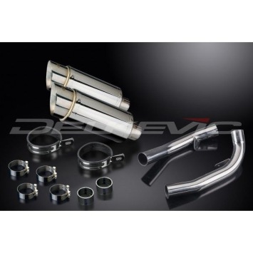 Delkevic slip-on kit Round RVS 200mm zonder e-keur - VTR1000SP1 (2000-2001)