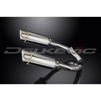 Delkevic slip-on kit Round RVS 200mm zonder e-keur - VTR1000SP1 (2000-2001)