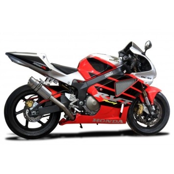 Delkevic slip-on kit Round RVS 200mm zonder e-keur - VTR1000SP1 (2000-2001)