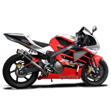 Delkevic slip-on kit Oval Carbon 225mm zonder e-keur - VTR1000SP1 (2000-2001)