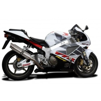 Delkevic slip-on kit Round RVS 350mm zonder e-keur - VTR1000SP2 (2002-2010)