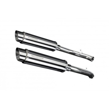 Delkevic slip-on kit Round RVS 350mm zonder e-keur - VTR1000SP2 (2002-2010)