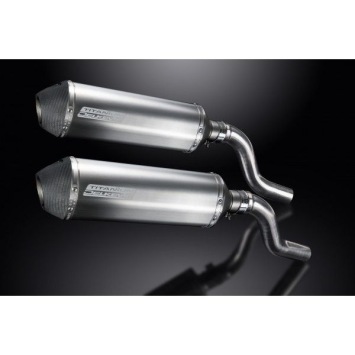 Delkevic slip-on kit X-Oval Titanium 343mm zonder e-keur - Z1000SX (2010-2019)