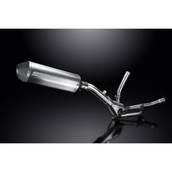 Delkevic slip-on kit X-Oval Titanium 343mm zonder e-keur - DL650 V-Strom (2004-2011)