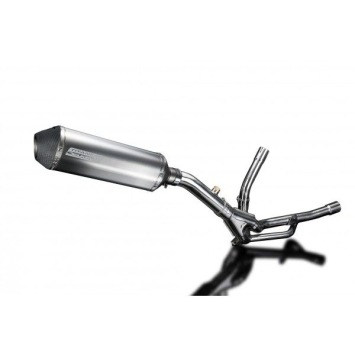 Delkevic slip-on kit X-Oval Titanium 343mm zonder e-keur - DL650 V-Strom (2004-2011)