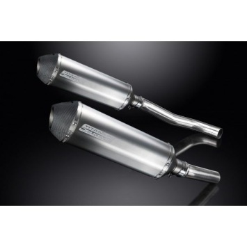 Delkevic slip-on kit X-Oval Titanium 343mm zonder e-keur - Z1000 (2007-2009)