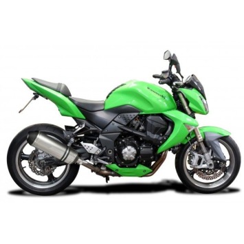 Delkevic slip-on kit X-Oval Titanium 343mm zonder e-keur - Z1000 (2007-2009)