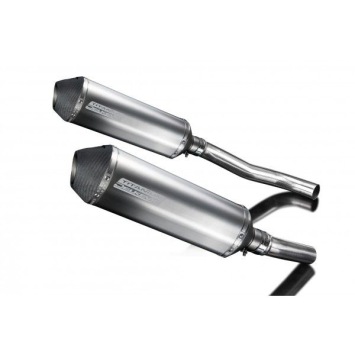 Delkevic slip-on kit X-Oval Titanium 343mm zonder e-keur - Z1000 (2007-2009)