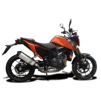 Delkevic slip-on kit X-Oval Titanium 343mm zonder e-keur - 690 DUKE 17-18