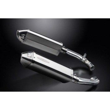 Delkevic slip-on kit Tri-Oval RVS 320mm zonder e-keur - VTR1000F Firestorm (1997-2003)