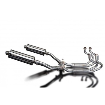 Delkevic Auspuffanlage Oval Edelstahl 350mm ohne EG-BE - ST1300 PAN EUROPEAN ABS/TCS(2002-2017)