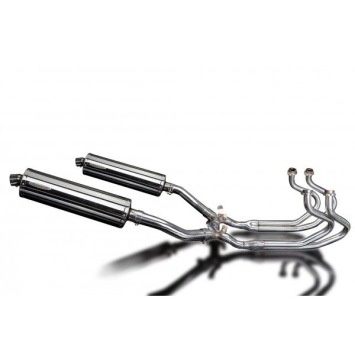 Delkevic Auspuffanlage Oval Edelstahl 450mm ohne EG-BE - ST1300 PAN EUROPEAN ABS/TCS(2002-2017)