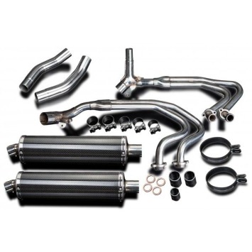 Delkevic Auspuffanlage Oval Carbon 450mm ohne EG-BE - ST1300 PAN EUROPEAN ABS/TCS(2002-2017)