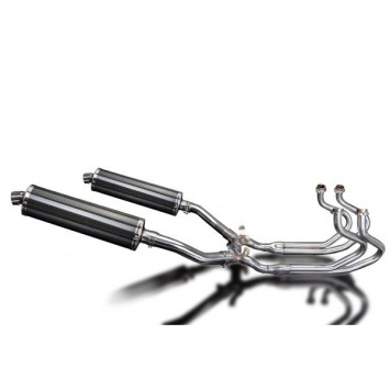 Delkevic Auspuffanlage Oval Carbon 450mm ohne EG-BE - ST1300 PAN EUROPEAN ABS/TCS(2002-2017)