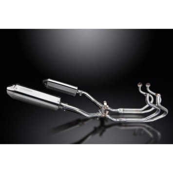 Delkevic Auspuffanlage Tri-Oval Edelstahl 320mm ohne EG-BE - ST1300 PAN EUROPEAN ABS/TCS(2002-2017)