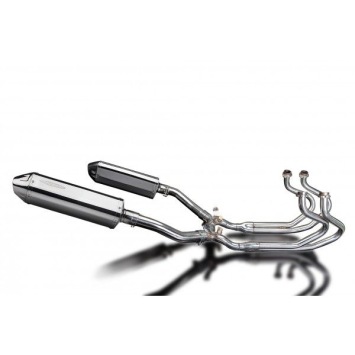 Delkevic Auspuffanlage Tri-Oval Edelstahl 320mm ohne EG-BE - ST1300 PAN EUROPEAN ABS/TCS(2002-2017)