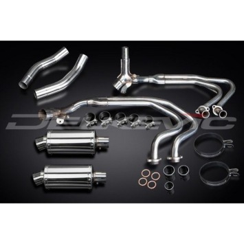 Delkevic Auspuffanlage Oval Edelstahl 225mm ohne EG-BE - ST1300 PAN EUROPEAN ABS/TCS(2002-2017)