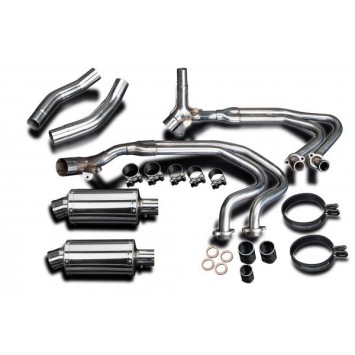 Delkevic Auspuffanlage Oval Edelstahl 225mm ohne EG-BE - ST1300 PAN EUROPEAN ABS/TCS(2002-2017)