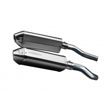 Delkevic slip-on kit Tri-Oval RVS 320mm zonder e-keur - ST1300 PAN EUROPEAN ABS/TCS(2002-2017)