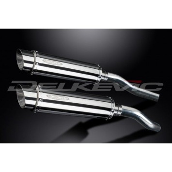 Delkevic slip-on kit Round RVS 350mm zonder e-keur - ST1300 PAN EUROPEAN ABS/TCS(2002-2017)