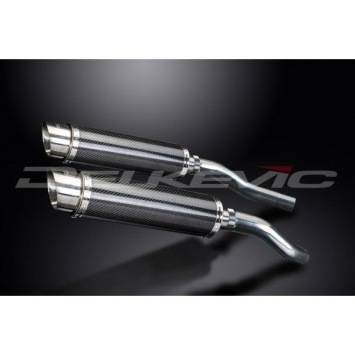 Delkevic slip-on kit Round Carbon 350mm zonder e-keur - ST1300 PAN EUROPEAN ABS/TCS(2002-2016)