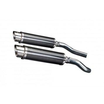 Delkevic slip-on kit Round Carbon 350mm zonder e-keur - ST1300 PAN EUROPEAN ABS/TCS(2002-2016)