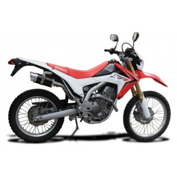 Delkevic volledig systeem Round Carbon 200mm zonder e-keur - CRF250L (2012-2016)