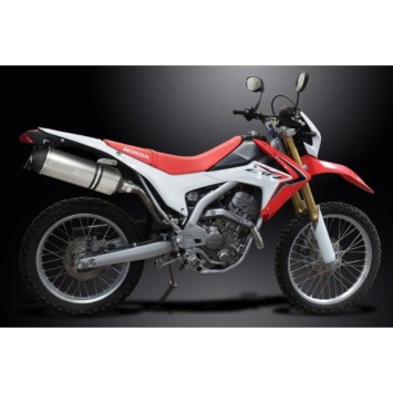 Delkevic volledig systeem X-Oval Titanium 343mm zonder e-keur - CRF250L (2012-2016)