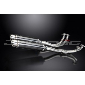 Delkevic volledig systeem Round Carbon 350mm zonder e-keur - GL1100 GOLDWING (1980-1983)