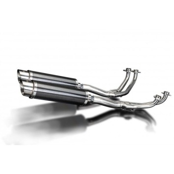 Delkevic volledig systeem Round Carbon 350mm zonder e-keur - GL1000K/Z GOLDWING (1975-1979)