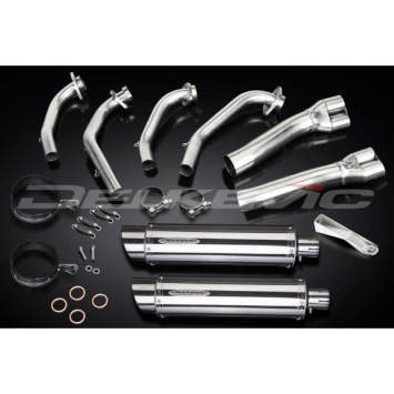 Delkevic volledig systeem Round RVS 350mm zonder e-keur - GL1000K/Z GOLDWING (1975-1979)