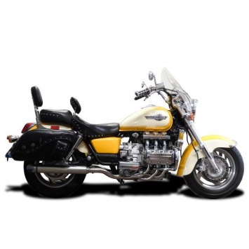 Delkevic volledig systeem Round RVS 550mm zonder e-keur - F6C Valkyrie (GL1500C) (1996-2003)