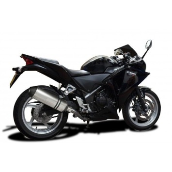 Delkevic volledig systeem X-Oval Titanium 343mm zonder e-keur - CBR250R MC41 (2011-2013)