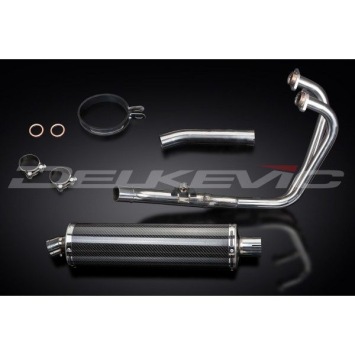 Delkevic volledig systeem Oval Carbon 450mm zonder e-keur - CBF500 (2004-2008)