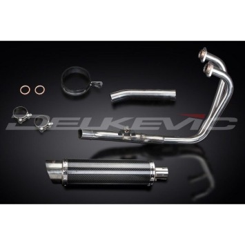 Delkevic volledig systeem Round Carbon 350mm zonder e-keur - CBF500 (2004-2008)