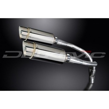 Delkevic slip-on kit Round RVS 200mm zonder e-keur - CB900F HORNET (2001-2009)