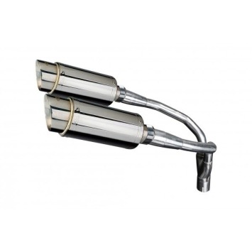 Delkevic slip-on kit Round RVS 200mm zonder e-keur - CB900F HORNET (2001-2009)