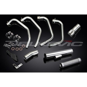 Delkevic volledig systeem Short Straight RVS 350mm zonder e-keur - CB750C (1980-1983)