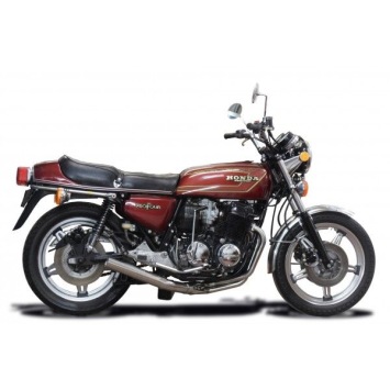 Delkevic volledig systeem Short Straight RVS 350mm zonder e-keur - CB750F2 (1977-1978)
