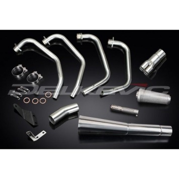 Delkevic volledig systeem Megaphone RVS 550mm zonder e-keur - CB750F Super Sport (1980-1983)