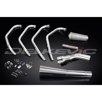 Delkevic volledig systeem Megaphone RVS 550mm zonder e-keur - CB750 (K) SOHC (1969-1976)