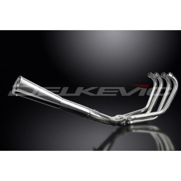 Delkevic volledig systeem Megaphone RVS 550mm zonder e-keur - CB750 (K) SOHC (1969-1976)