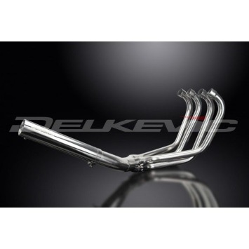 Delkevic volledig systeem Short Straight RVS 350mm zonder e-keur - CB750 (K) SOHC (1969-1976)