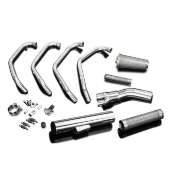 Delkevic volledig systeem Short Straight RVS 350mm zonder e-keur - CB750 (K) SOHC (1969-1976)